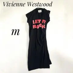 Vivienne Westwood アシンメトリーTシャツワンピース 黒 日本製
