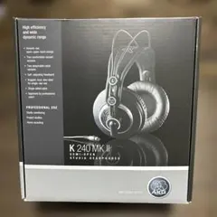 未使用に近い！AKG K240 MKII セミオープン型スタジオヘッドホンのサムネイル