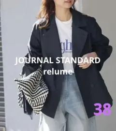 JOURNAL STANDARD relume ハーフトレンチコート ネイビー