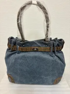 三宝 デニム ハンドバッグ タグ付きのサムネイル