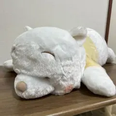 くまのプーさん　ぬいぐるみ　寝そべりぬいぐるみ　ホワイト　白色