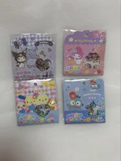サンリオおはじきシール　4枚セット