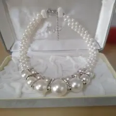 エレガントなパールネックレス　　未使用