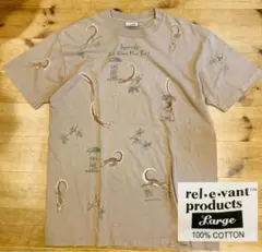 Tシャツ 90s古着 アニマル Rel e vant リス 動物 ヴィンテージ