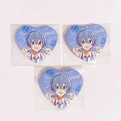 すとぷり 夏の苺文化祭 すとまじ ハート缶バッジ ころんくん 3個セット