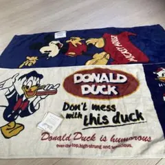 ウチノ　ディズニープレミアムコレクション　ヴィンテージ　フェイスタオル　2枚