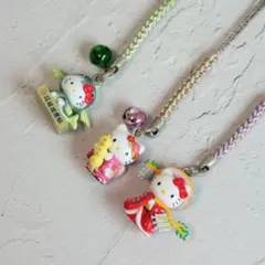 【激レア・廃盤】ご当地キティ 根付け 3点セット（2002年〜2005年製）