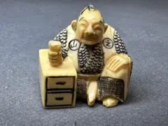 極上人物根付14g 東Y7-0904ア㉞タニチ