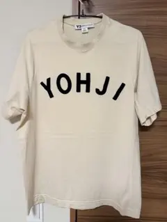 美品 Y-3 YOHJI LETTERS Tシャツ M エクリュ ヨウジヤマモト