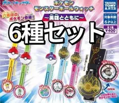 ポケモン モンスターボールウォッチ ～英雄とともに～ 6種セット