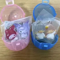 サンリオ なかよしドロップチャーム マイメロディ&クロミ　リトルツインスターズ☆