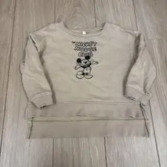 ミッキーマウスクラブ トレーナー 100cm ベージュ