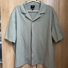H&M リブオープンカラーシャツ（半袖）のサムネイル