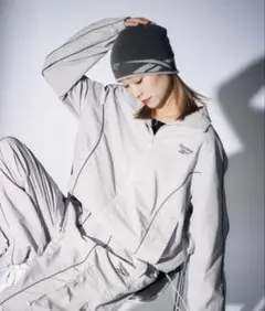 人気 3点セット ¥27500 ナイロンパイピング セットアップL Reebok