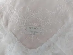 WAKO ハンカチ ピンク レース 刺繍膝掛けのサムネイル