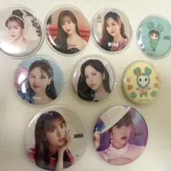 TWICE ミナ 缶バッジ　9点セット