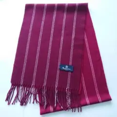 ●Aquascutum カシミヤマフラー ストライプ