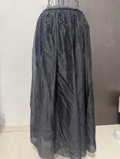 BEAMS HEART ブラック フレアスカート