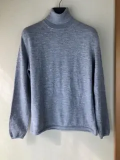 美品 フェデーリ カシミヤ100% モックネックニット グレー 52 - メルカリ