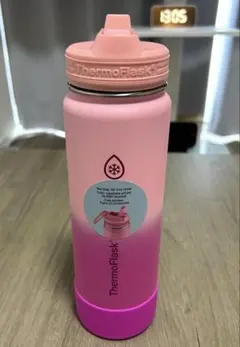 M*o様 ThermoFlask ステンレスボトル ピンク グラデーション　サーのサムネイル