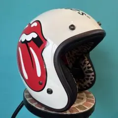 新品未使用 ローリングストーンズ ジェットヘルメット 希少 レディース 