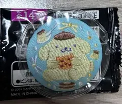 サンリオ 刺繍缶バッチ ポムポムプリン