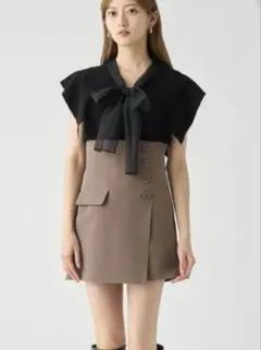 snidel ハイウエストキュロット スカショーパン