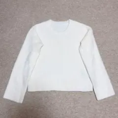 【GRL／fo2221】ラウンドネックシャギーニットトップス