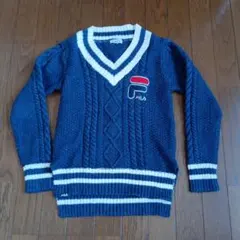 FILA GOLF　ゴルフウェア　Vネックセーター　レディース　サイズ　M