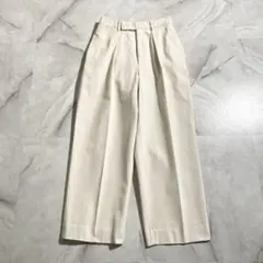 A19555 美品 マーカウェア 23AW クラシックフィットトラウザーズ白系1のサムネイル