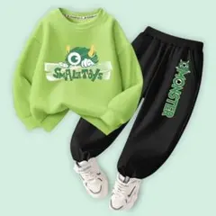 【キッズ服】男の子秋薄手スポーツ上下セット子供用