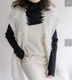 【mystic】【2022AW】ループニットベスト