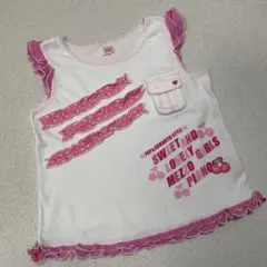 平成♡ mezzopiano ♡メゾピアノ　可愛い￼￼ノースリーブ130 ￼cm