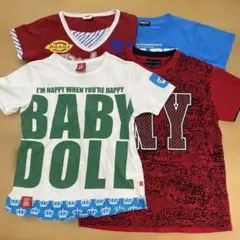 140 BABYDOLL Dickies 他 Tシャツ 4枚セットのサムネイル