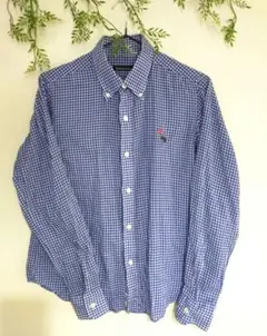 Bohemians 長袖シャツ ギンガムチェック ハート刺繍のサムネイル