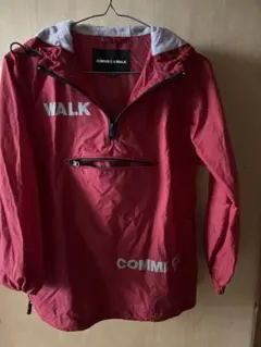 COMME CA WALK ナイロンジャケット 赤
