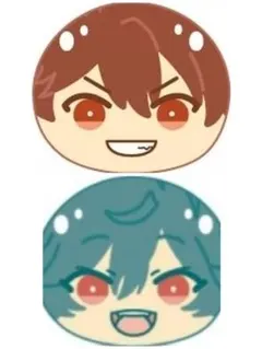 あんスタ 宝丈萊香 ライカ おまんじゅうにぎにぎマスコット 缶バッジ
