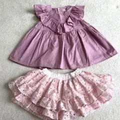 キムラタンnous トップスとメゾピアノ　スカート　2点