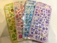 立体ステッカー　ボンボンドロップ　シール 4枚セット