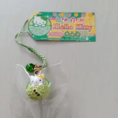 ご当地キティ　根付ストラップ 愛知限定〜伊良湖・メロン〜