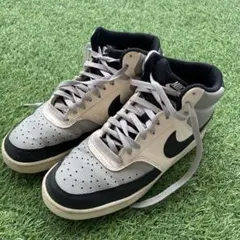 NIKE COURT VISION MID グレー ブラック ホワイト