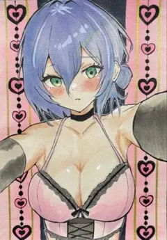 手描きイラスト チェンソーマン レゼ ファンアート アナログ