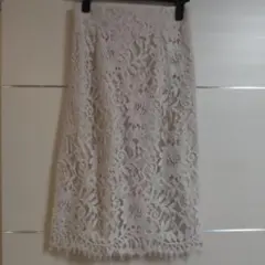 【美品】レースタイトスカート S インデックス グレーのサムネイル