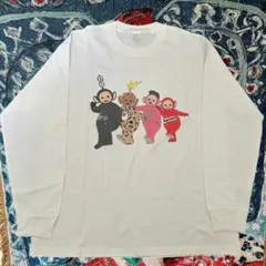 BCC テレタビー ロンT 長袖 ロンティー メンズ L XL 白 R2