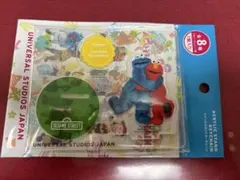 USJ コレクタブルアクリルスタンドキーチェーン　エルモ　クッキーモンスターのサムネイル