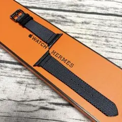 エルメスアップルウォッチ　トワルアッシュバンド　シンプルトゥール　ブラック