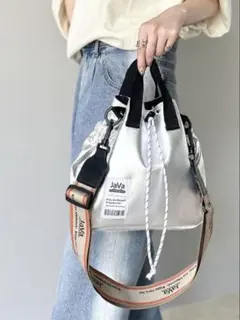 JaVaコラボ 2way巾着バッグ