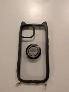 猫耳デザイン iPhone14 ケース リング付き