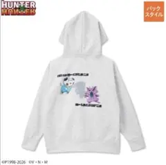 HUNTER×HUNTER ジップアップパーカー グレー　Lサイズ　アベイル
