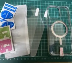 ガラスフイルム（2枚）+ケース iPhone14Pro MAX クリア